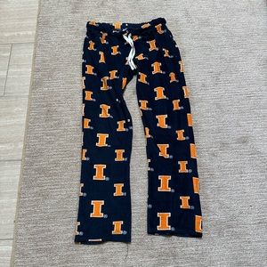 University of Illinois fleece pajama pants